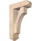 Ekena Millwork Westlake Arts and Crafts Smooth Bracket w/ Offset Brace, Douglas Fir, 5 1/2"W x 16"D x 24"H BKT0604X16X24WTL03SDF - alternate 1